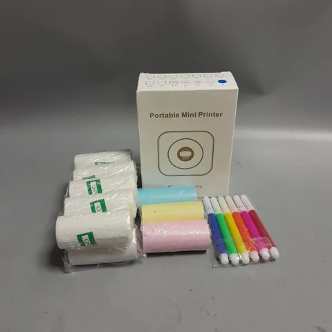 BOXED PORTABLE MINI PRINTER PHOTO, WEBSITE AND LABEL PRINTING