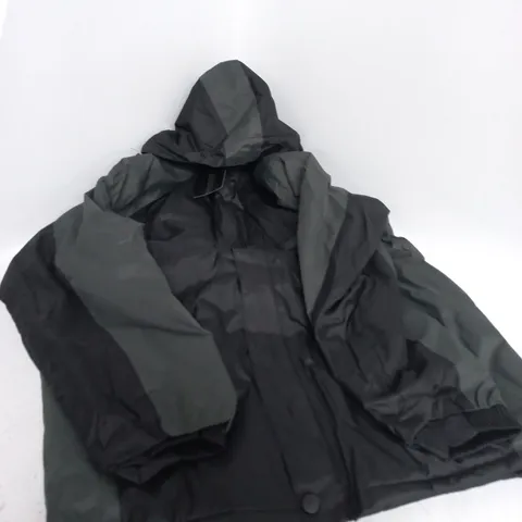CHARLES NORTON MEN'S WATER-RESISTANT JACKET – BLACK/GREY, SIZE M