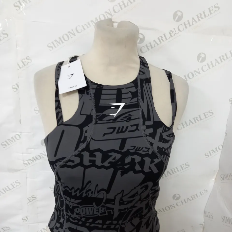 GYMSHARK POWER MIDI TANK SIZE S