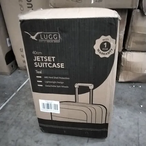 BOXED 40CM JET-SET SUITCASE TEAL