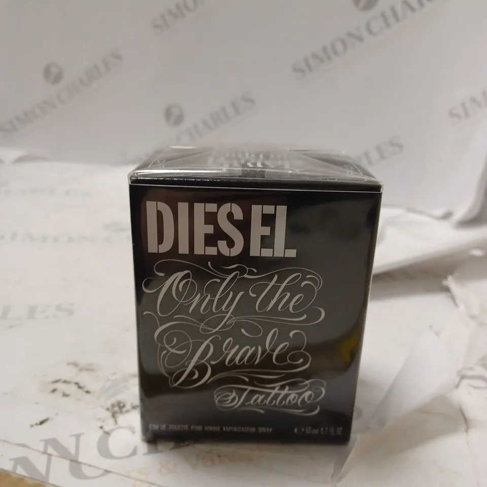 BOXED AND SEALED DIESEL ONLY THE BRAVE TATTOO EAU DE TOILETTE 50ML