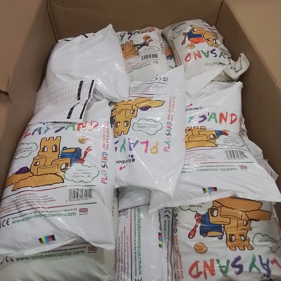 PALLET OF APPROXIMATELY 20 BAGS OF CHILDRENS PLAY SAND