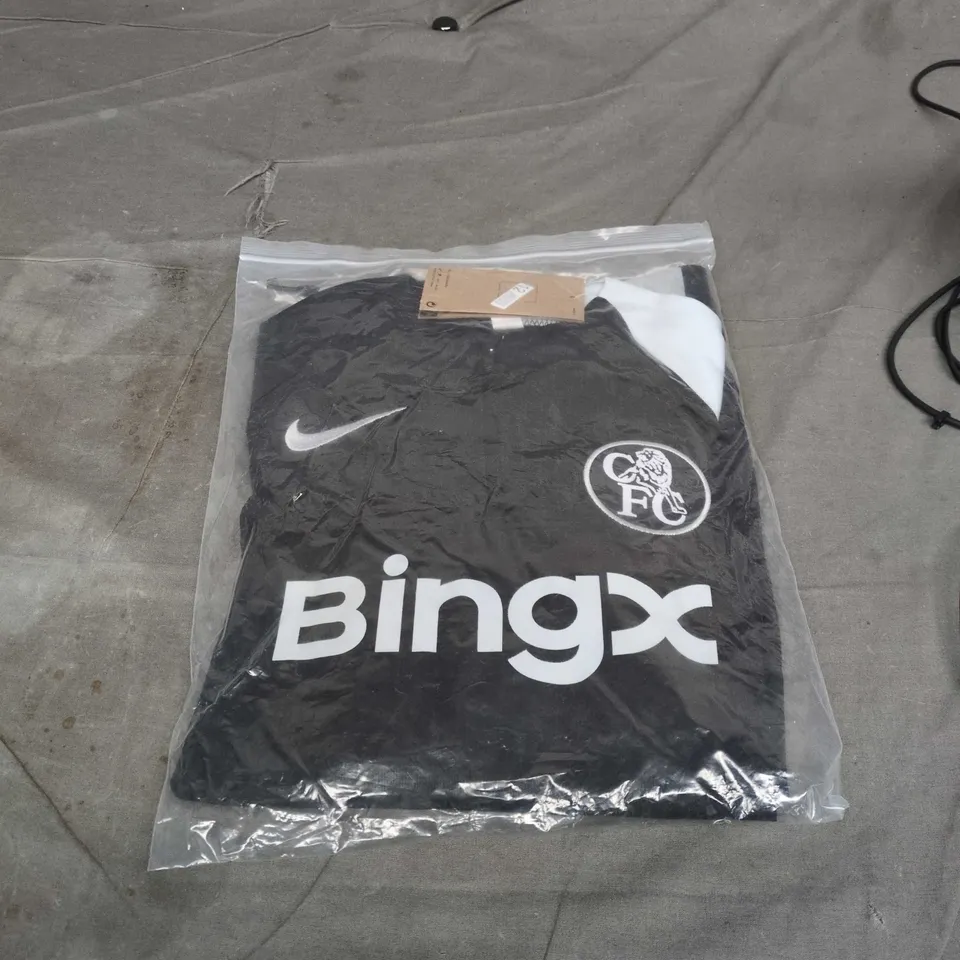 CHELSEA FC BINGX BLACK JACKET SIZE 12