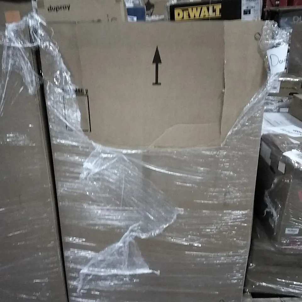 PALLET CONTAINING VARIOUS ASSORTED ITEMS TO INCLUDE: STEAM CLEANERS, DEWALT SEPARATOR WITH 23 LITRE POLY TANK, AIR FRYERS ETC.