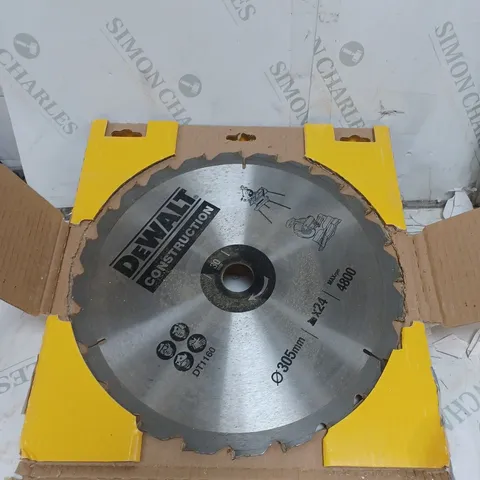 BOXED DEWALT CONSTRUCTION DT1160 CIRCULAR SAW BLADE