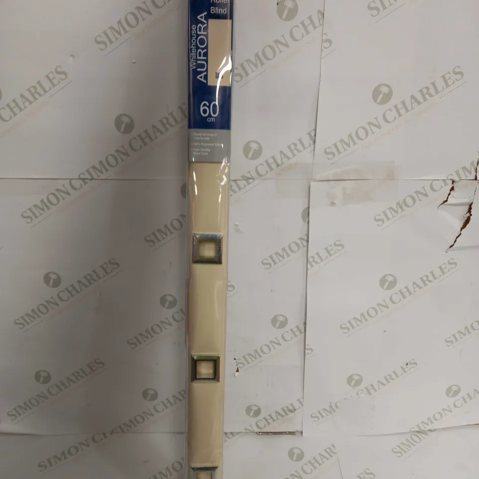 PLAIN CREAM EYELET ROLLER BLIND 60CM X 160CM RRP £10