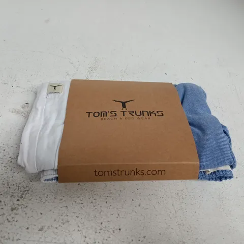 TOM'S TRUNKS CLASSIC SHORTS – BLUE – UK XL