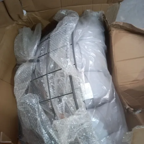 BOXED MY GARDEN STORIES OSLO PADDED LARGE ROCKING CHAIR, GRAPHITE GREY - COLLECTION ONLY