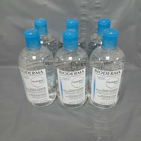 BIODERMA X6 HYDROBIO H20 MOISTURISING MAKE-UP REMOVING SOLUTION 500ML - COLLECTION ONLY