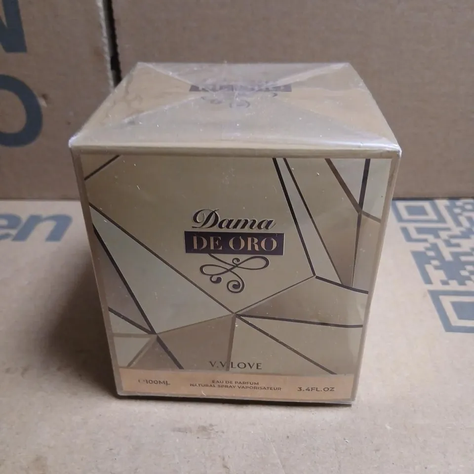 BOXED AND SEALED DAMA DE ORO V.V.LOVE EAU DE PARFUM 100ML