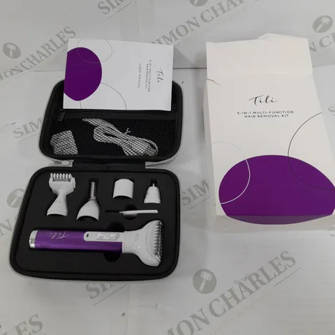 TILI 5-IN-1 MULTI-FUNCTION HAIR REMOVAL KIT PURPLE
