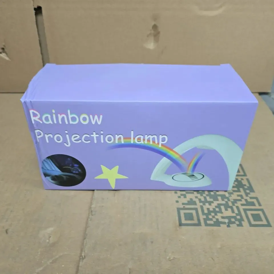 RAINBOW PROJECTION LED BEDSIDE LAMP – BOXED
