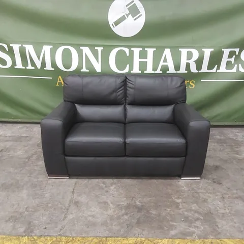 QUALITY DESIGNER SISIITALIA 2-SEATER LEATHER UPHOLSTERED SOFA