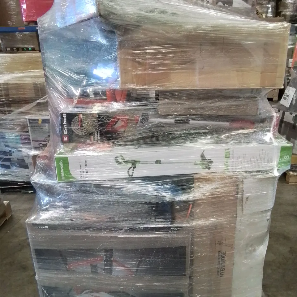 PALLET OF APPROXIMATELY 18 UNPROCESSED RAW RETURN HOUSEHOLD AND ELECTRICAL GOODS TO INCLUDE;