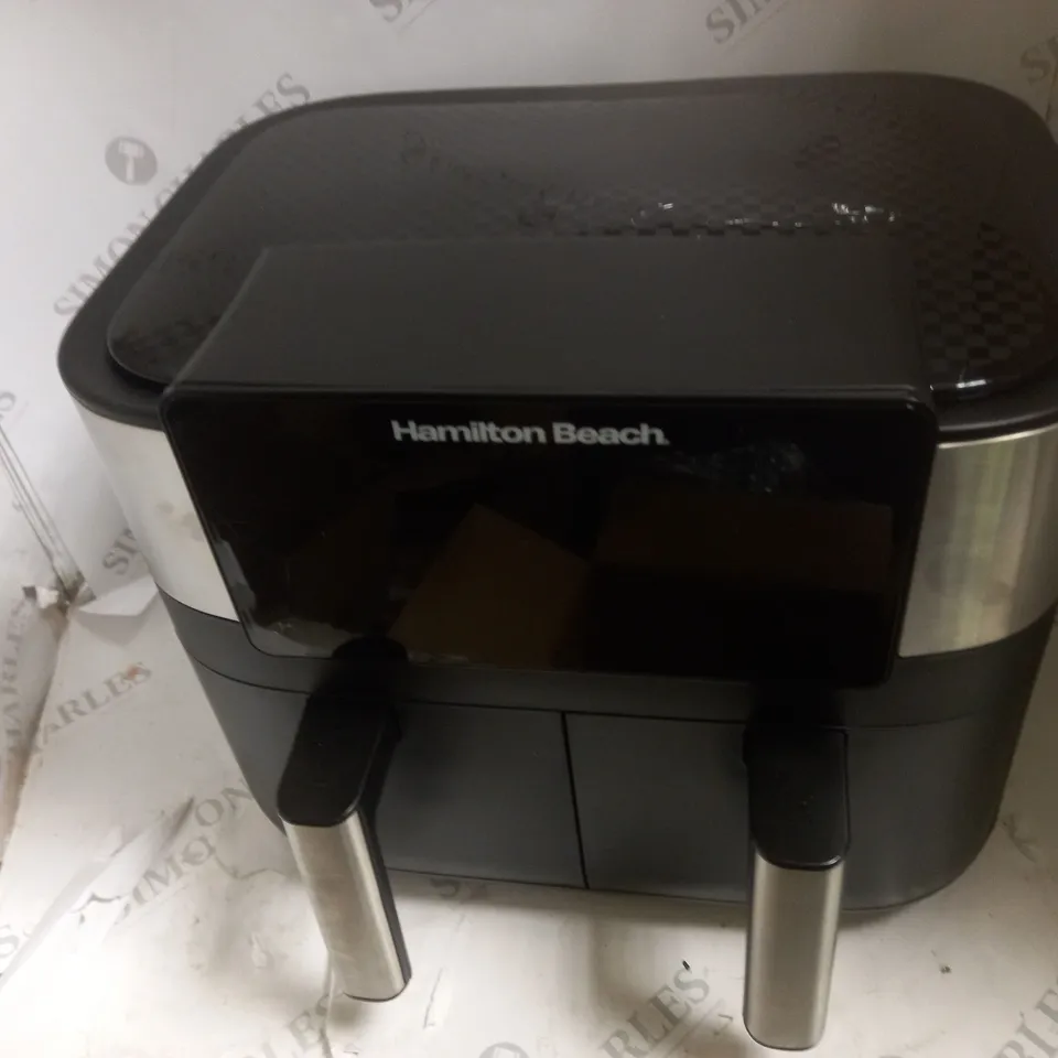 BOXED HAMILTON BEACH HEALTHY COOK DUAL AIR FRYER