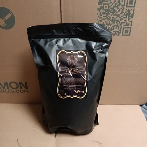 SHANGRI-LA COFFEE - KOPI LUWAK FRESHLY ROASTED COFFEE BEANS – 1KG BAG 