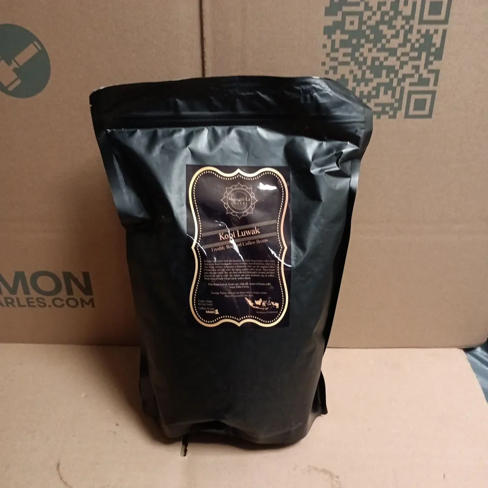 SHANGRI-LA COFFEE - KOPI LUWAK FRESHLY ROASTED COFFEE BEANS – 1KG BAG 