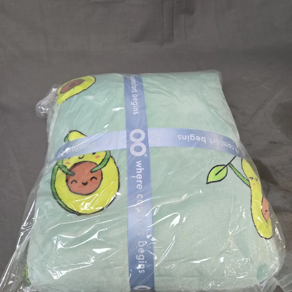 SEALED OODIE OVERSIZED HOODED BLANKET - AVACADO