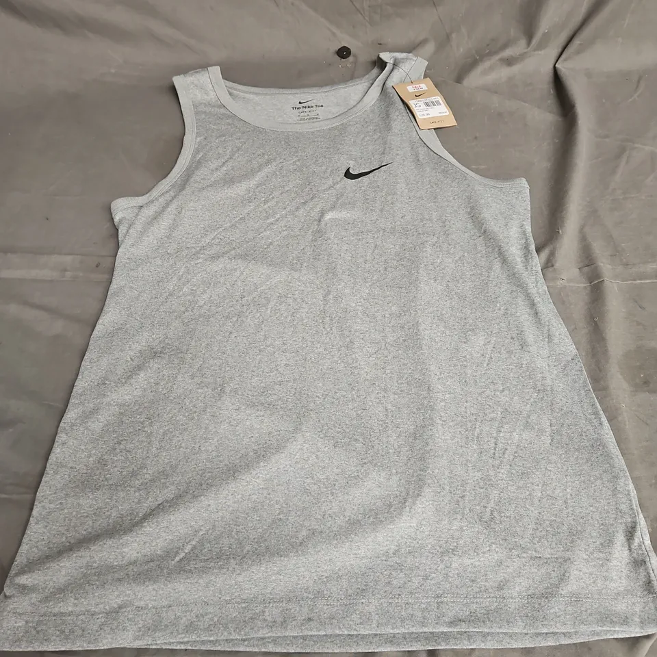 NIKE LEGEND DRI-FIT VEST IN TUMBLED GREY SIZE M