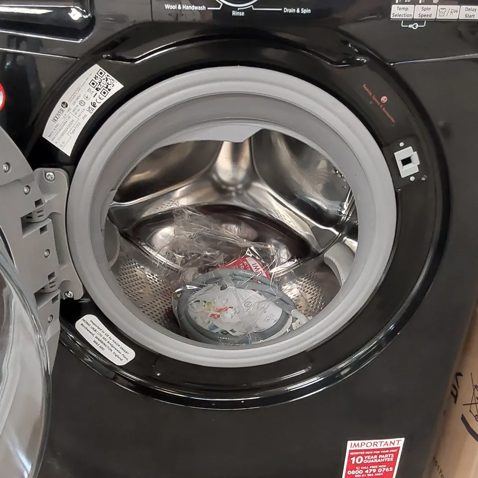 HOOVER H3W492DABB41-80 H-WASH 300 LITE WASHING MACHINE - BLACK 