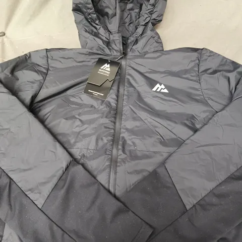 MONTREX JACKET – BLACK HOODED PUFFER, MEN'S, UK SIZE S