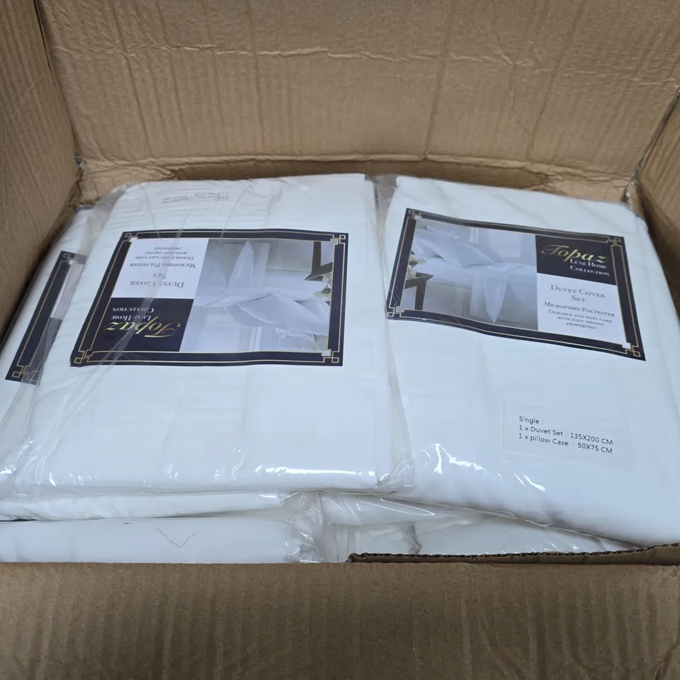 BOX OF APPROX 20 DUVET COVER SETS