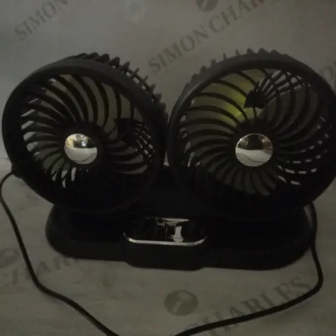 VEHICLEFAN DOUBLE ADJUSTABLE 5-INCH CAR FANS 