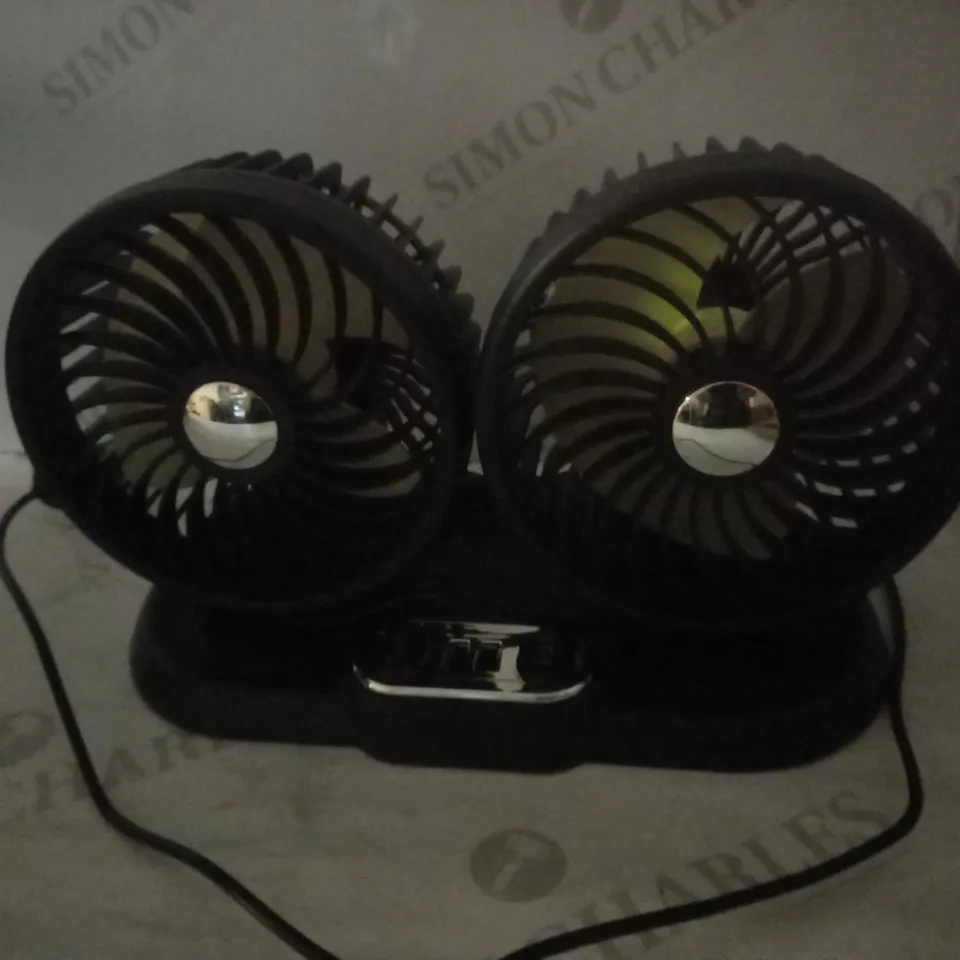 VEHICLEFAN DOUBLE ADJUSTABLE 5-INCH CAR FANS 