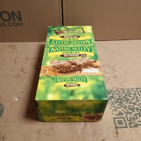 BOXED NATURE VALLEY CRUNCH OATS & DARK CHOCOLATE (36 BARS)