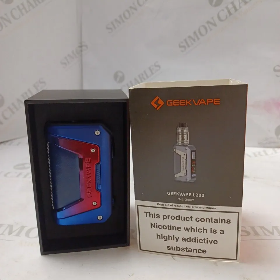 BOXED GEEK VAPE GEEKVAPE L200 - BLUE RED. 