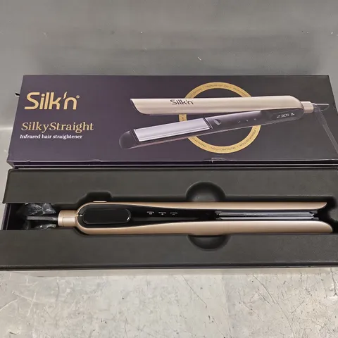 BOXED SILK'N SILKY STRAIGHT INFRARED HAIR STRAIGHTENER 
