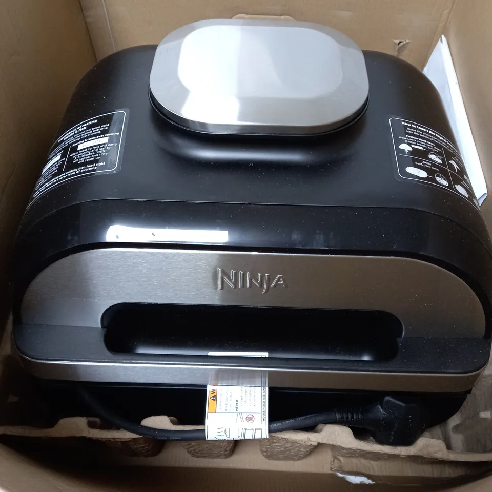BOXED NINJA FOODI MAX HEATH GRILL & AIR FRYER