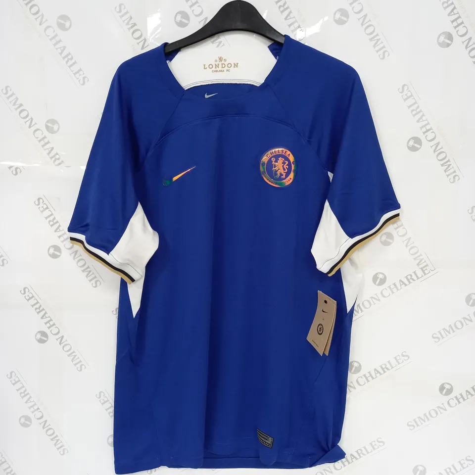 NIKE CHELSEA FOOTBALL CLUB HOME SHORT SLEEVE SHIRT - M