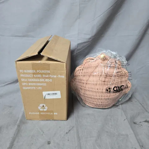 BOXED OLLI ELLA SHELL PURSE – ROSE