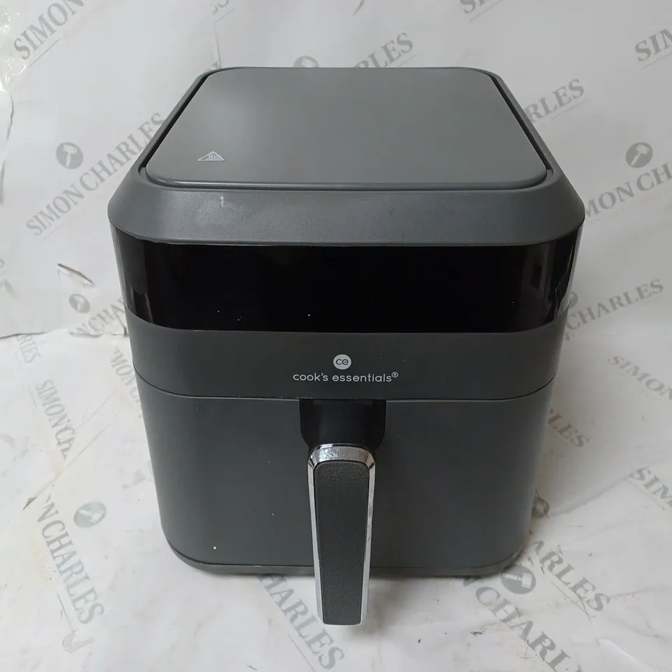 COOK'S ESSENTIALS 5.8L AIR FRYER IN SLATE GREY