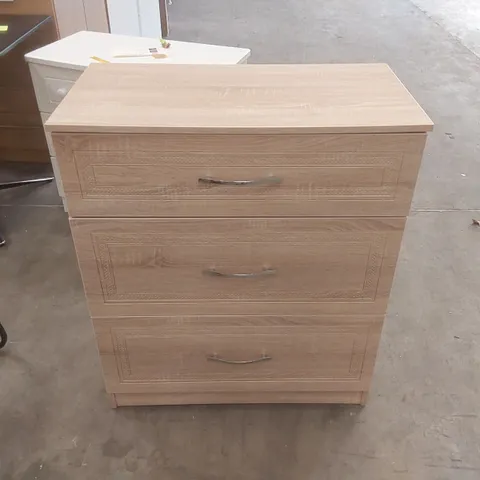 DESIGNER WOODEN 3-DRAWER CHEST