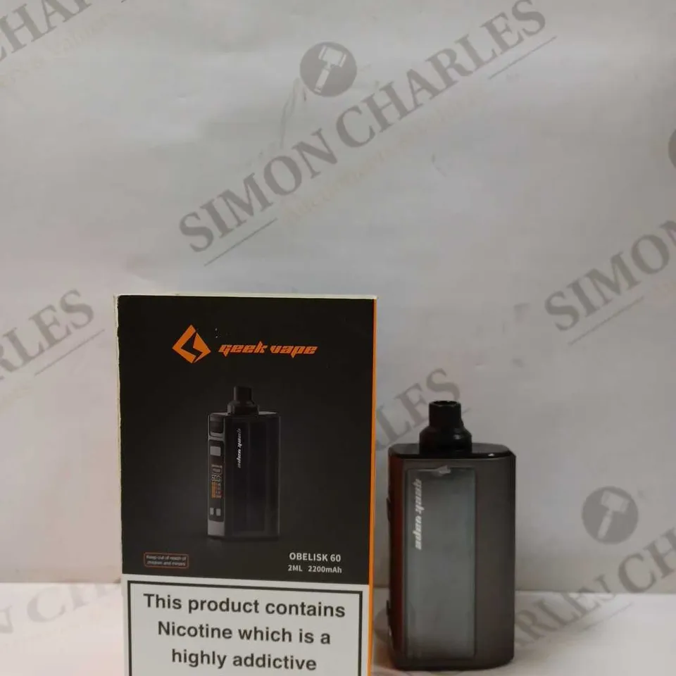 GEEKVAPE OBELISK 60 2200MAH IN GUNMETAL COLOUR