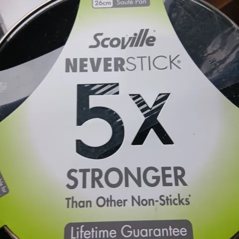 SCOVILLE NEVERSTICK 5X STRONGER 26CM SAUTÉ PAN