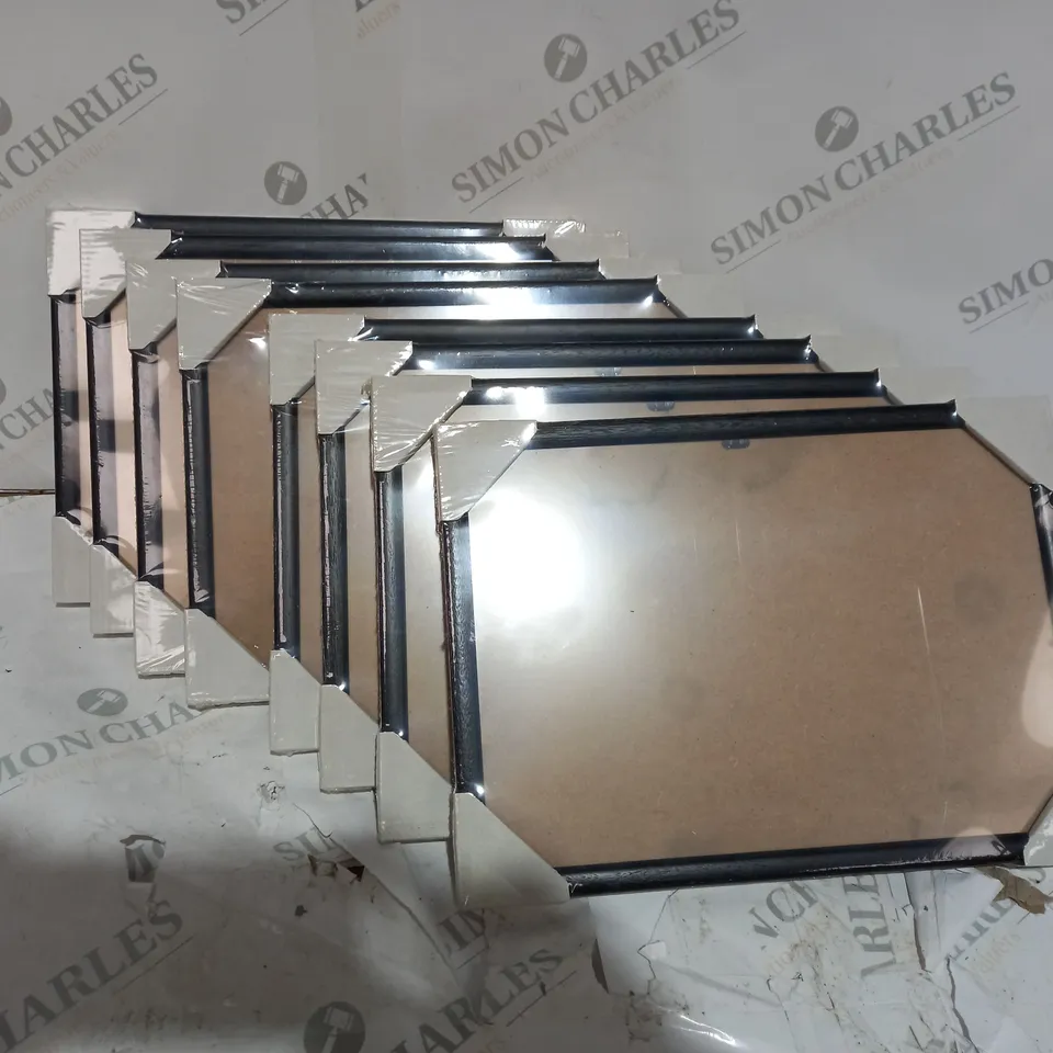 8 X BLACK OUTLINE PICTURE FRAMES 