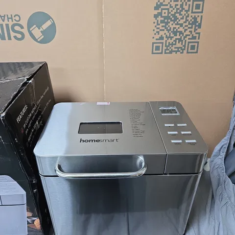 HOMESMART PROGRAMMABLE BREAD MAKER – STAINLESS STEEL