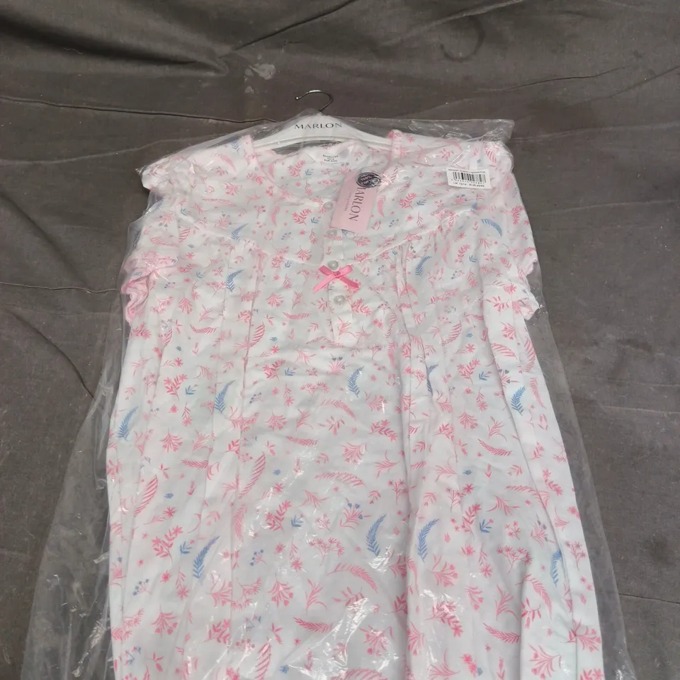 MARLON HARVEST 40" L NIGHTDRESS – PINK, UK 12/14