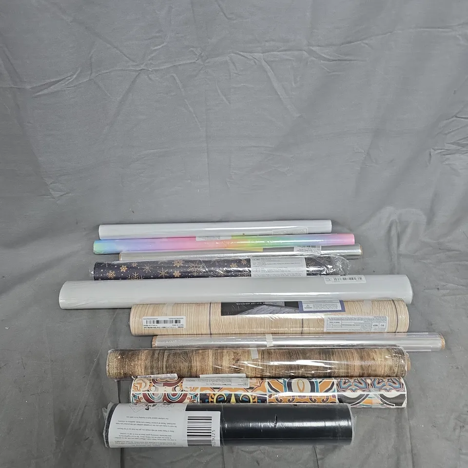 10 ROLLS OF ASSORTED WRAPPING PAPER