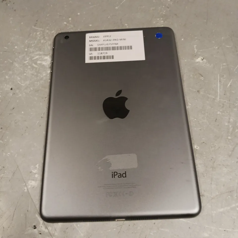 APPLE IPAD MINI GREY - MODEL A1432