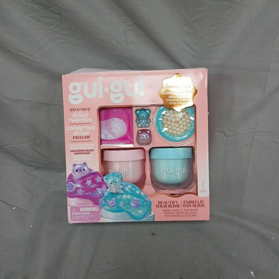 GUI GUI DELUXE DUO PACK SHIMMER SLIME SET