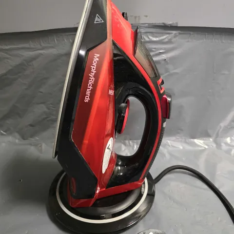 UNBOXED MORPHY RICHARDS IRON IN RED