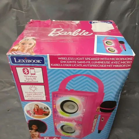 BOXED BARBIE TRENDY PORTABLE BLUETOOTH SPEAKER WITH MICROPHONE 