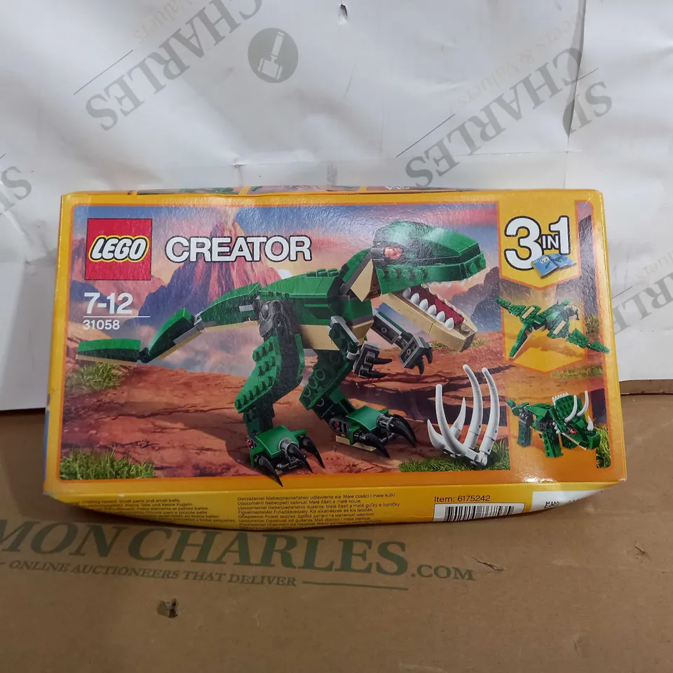 LEGO CREATOR 31058 3 IN 1 DINOSAUR SET 