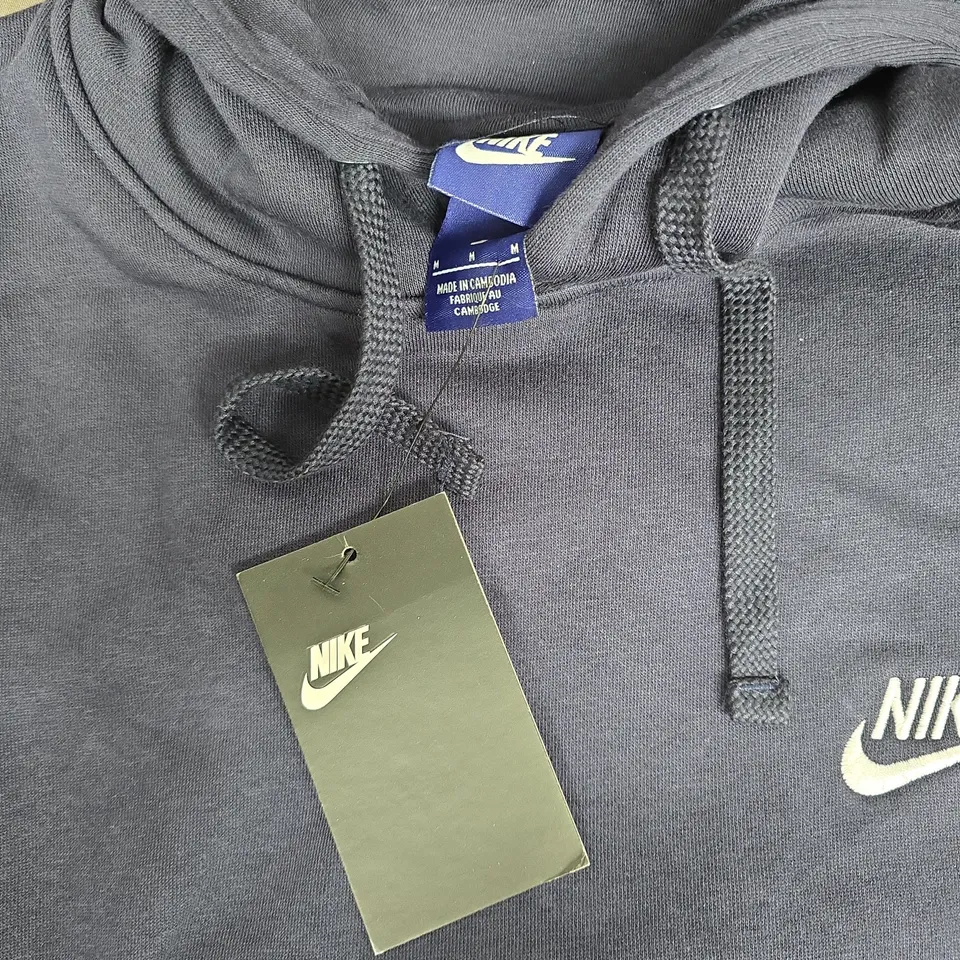 NIKE MENS LONG SLEEVE HOODIE IN NAVY - MEDIUM