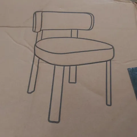 BOXED SET OF 2 DINING CHAIRS
