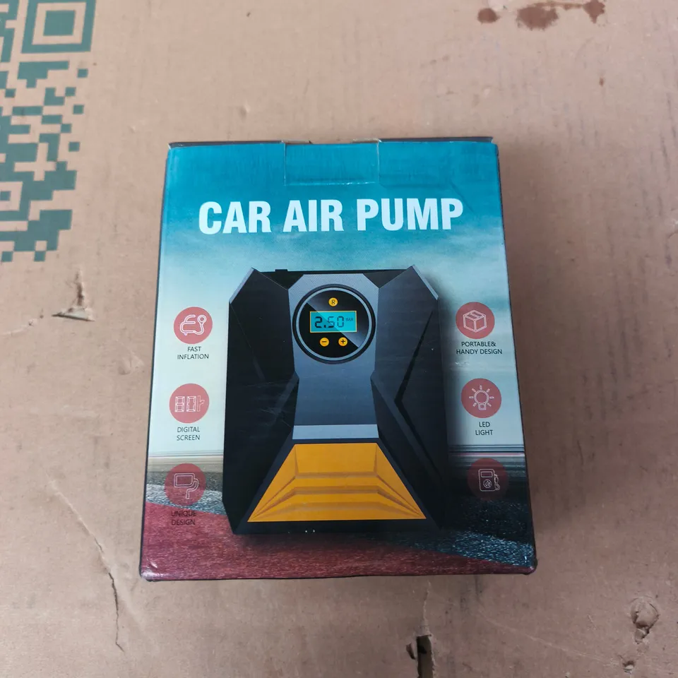 CAR AIR PUMP – PORTABLE AIR COMPRESSOR (BOXED)